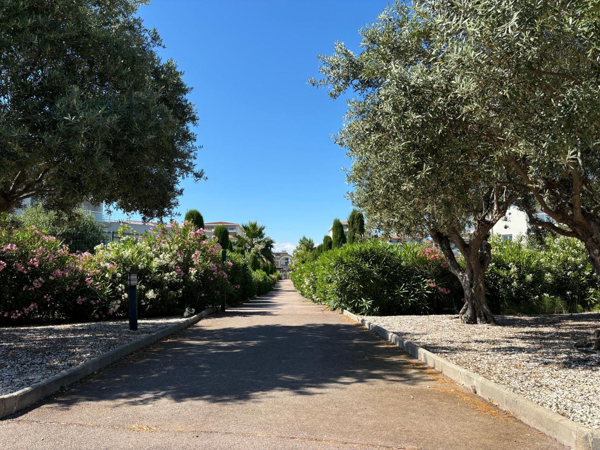 Beachside Apartment With Pool & Garden In Juan Les Pins Antibes Eksteriør bilde